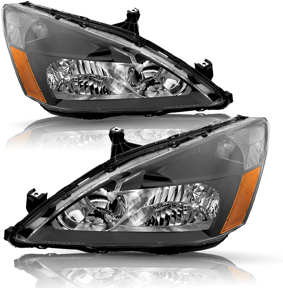 Headlight Assembly Set for 2003-2007 Honda Accord X936
