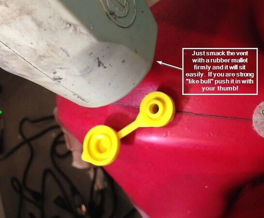 Yellow Fuel Gas Can Jug Vent Cap Q8140
