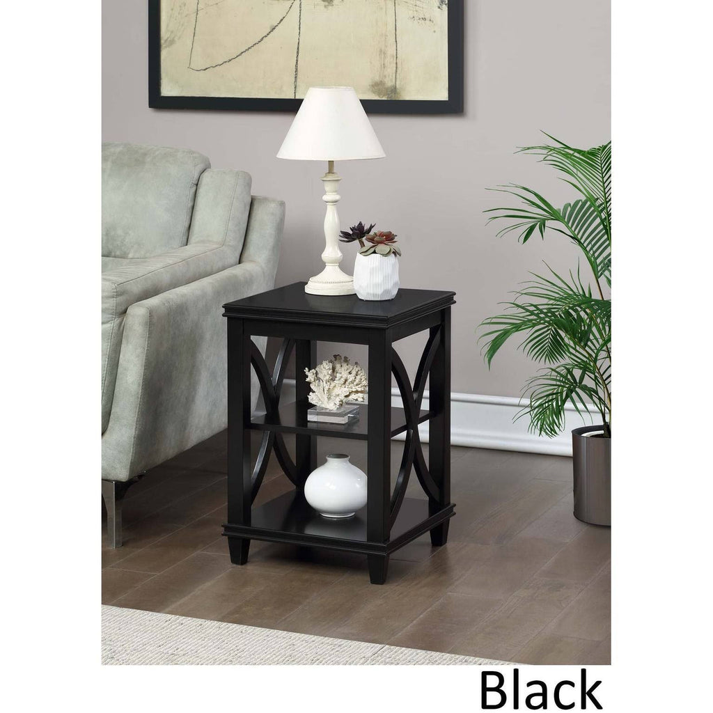 Driftwood / White End Table M451