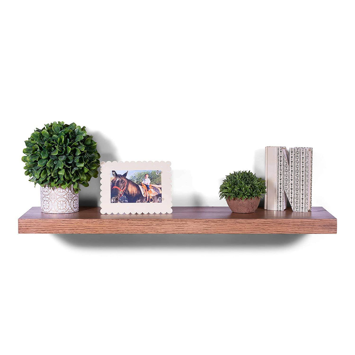 Solid Oak Wood Floating Shelf Y5290