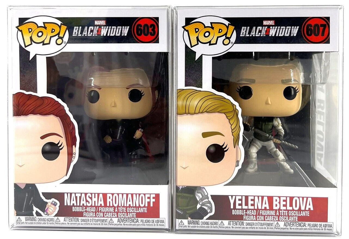 Funko Pop! Marvel Black Widow Natasha & Yelena with Protectors T374