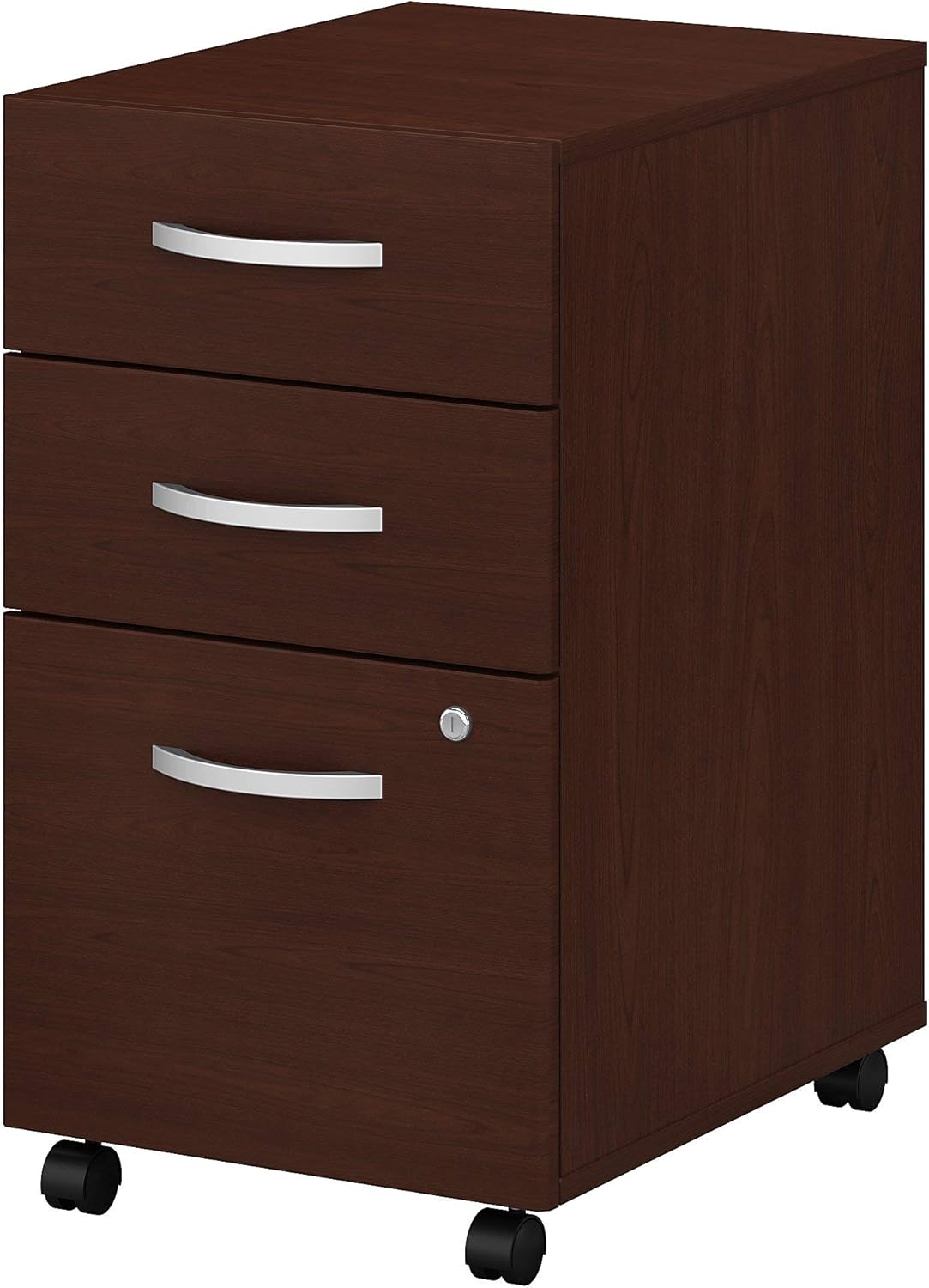 3 Drawer Mobile File Cabinet in Storm Gray J88121