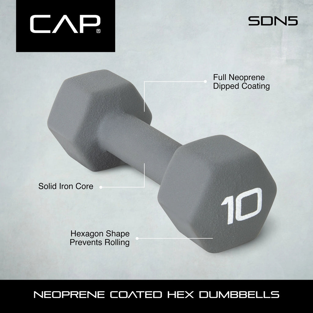Purple 5lb Neoprene Dumbbell D20580