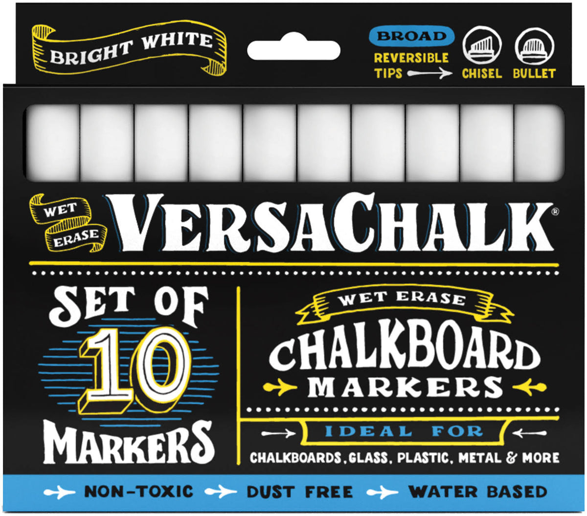 White Liquid Chalk Markers 10/PK W358786