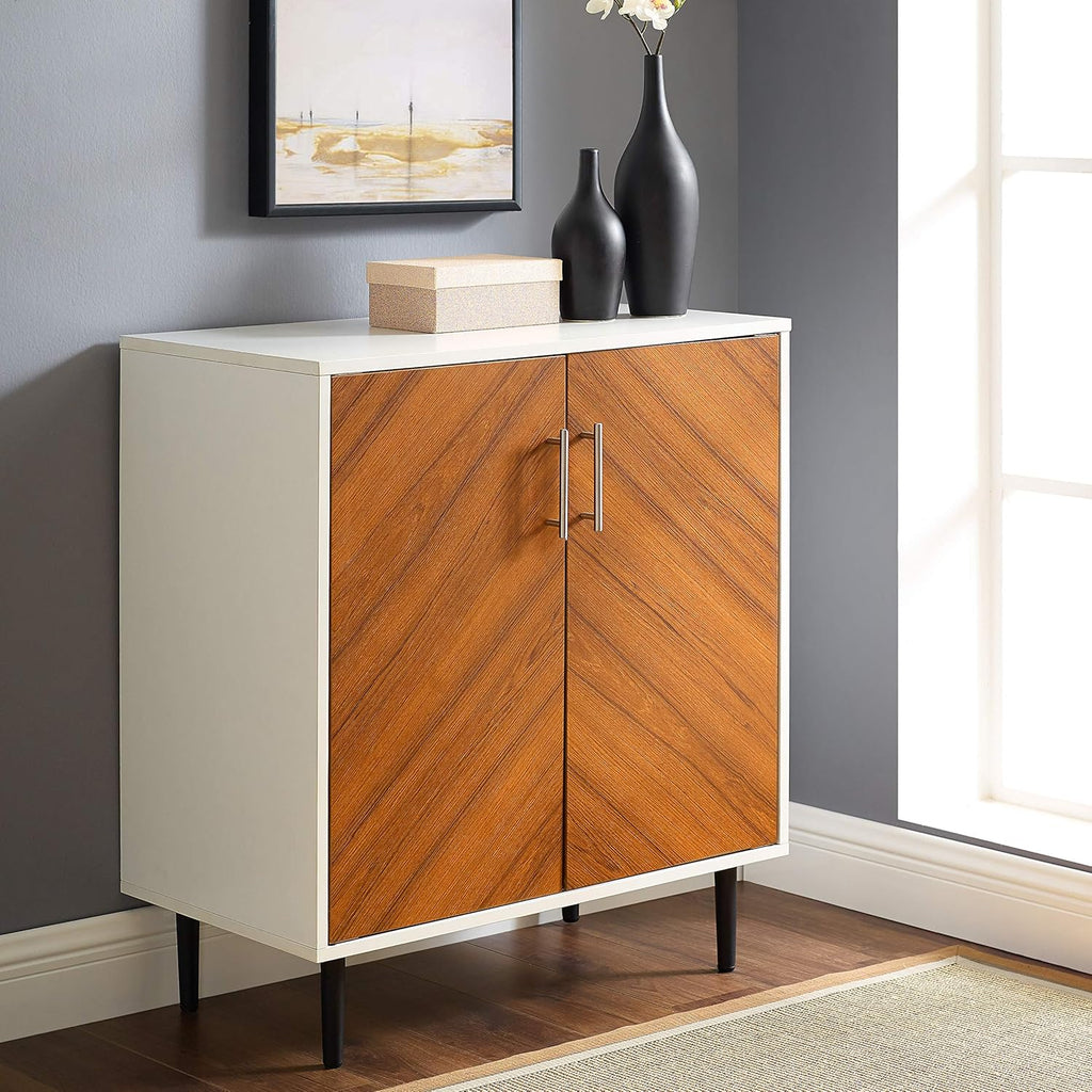 White 2 Door Accent Cabinet E72469