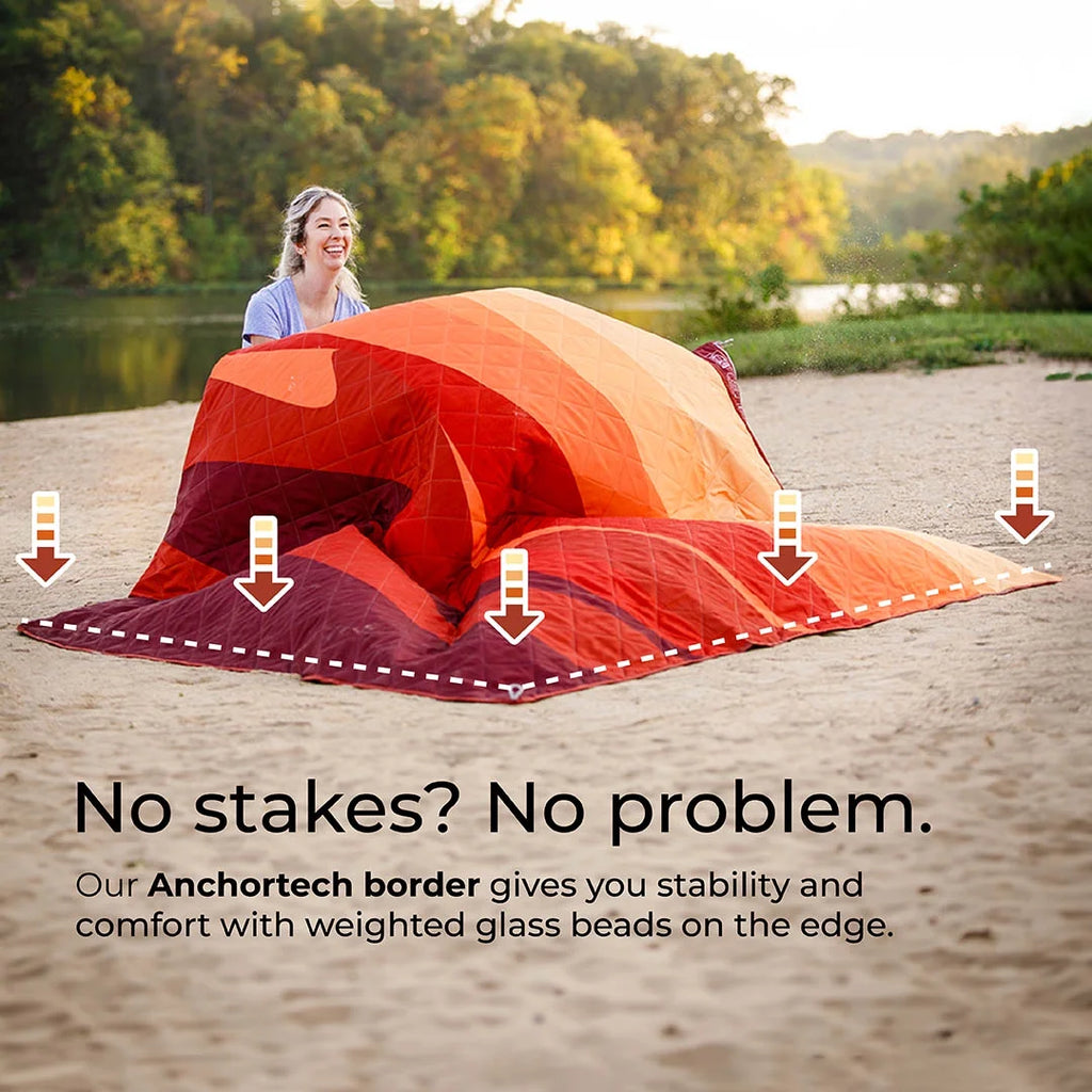 Blue Tent Blanket D72782