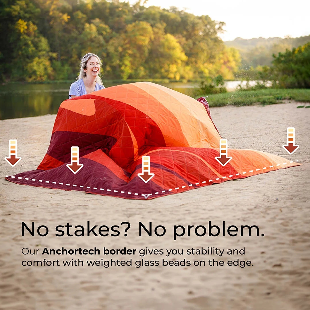 Blue Tent Blanket D72782
