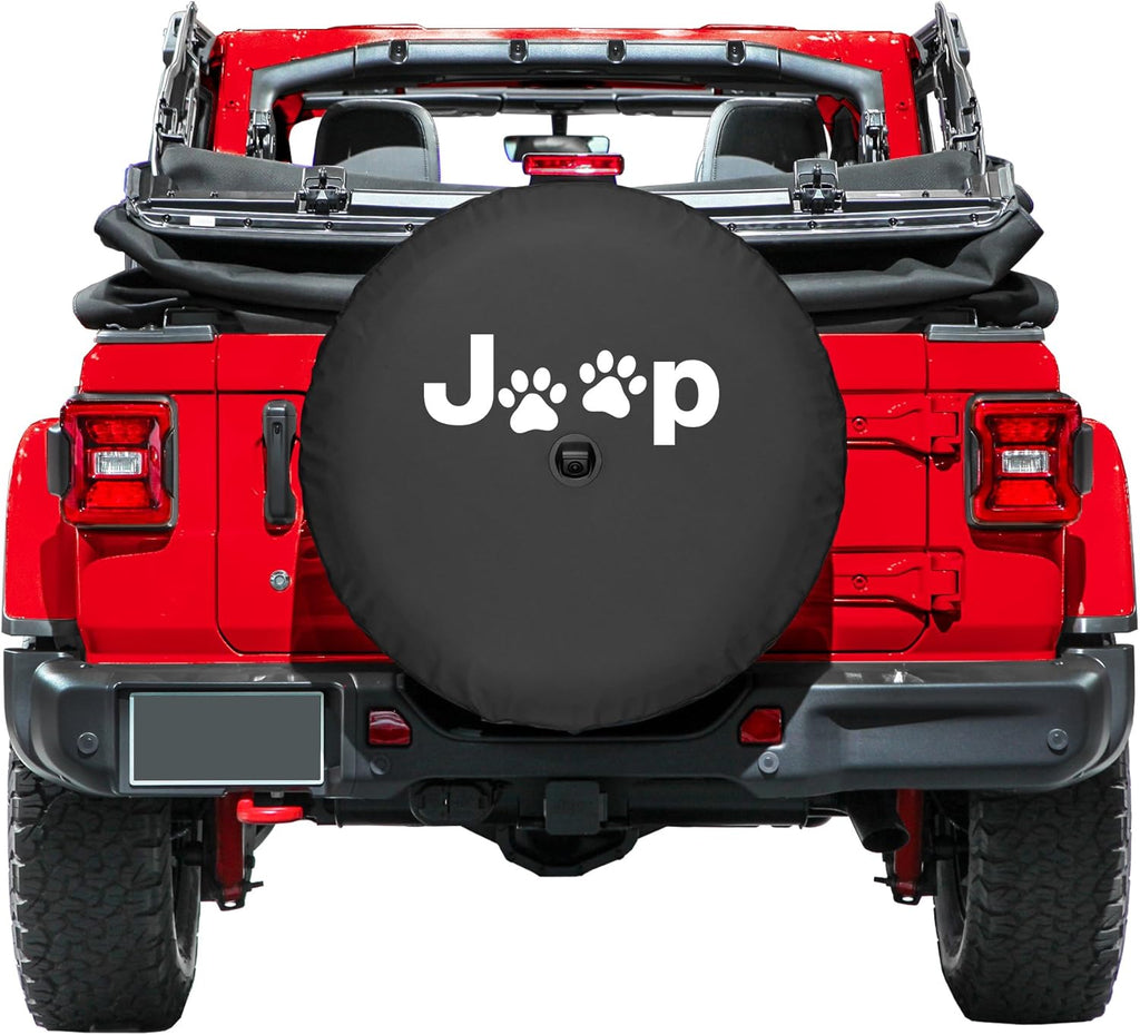 32" Soft Tire Cover for Jeep Wrangler JL with Back-up Camera Pack of 2 K9111