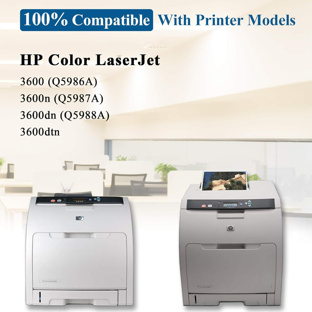 2 Pack Black Remanufactured Toner Cartridge for HP Color 3600 Printers L414