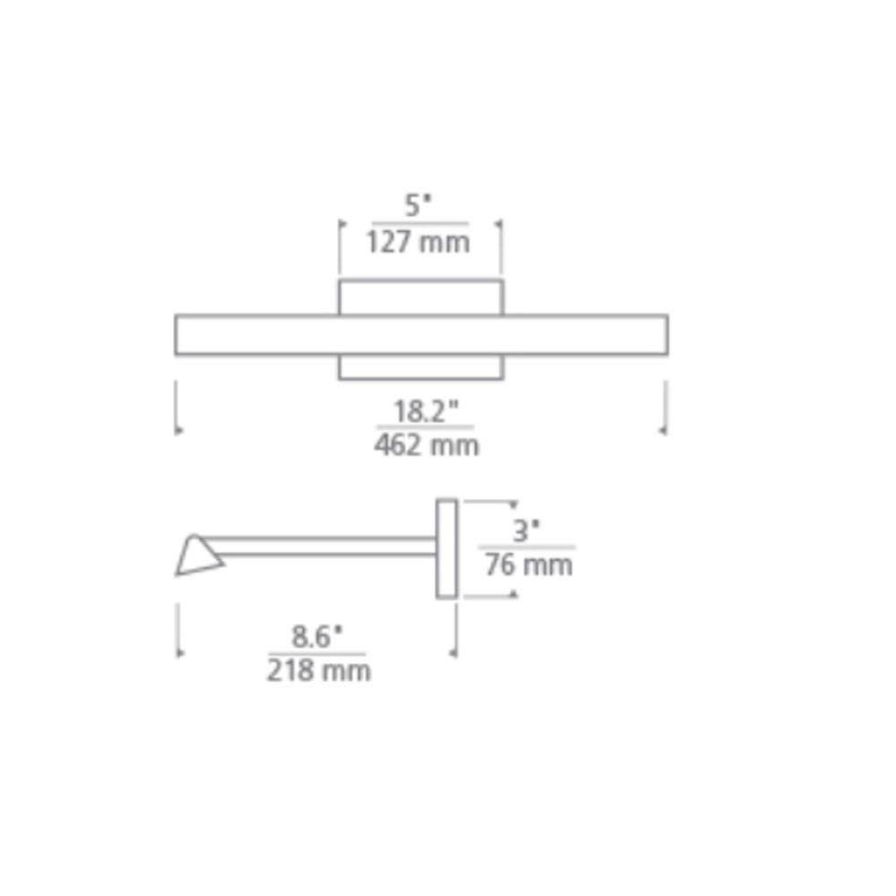 Nightshade Black LED Picture Light T2090