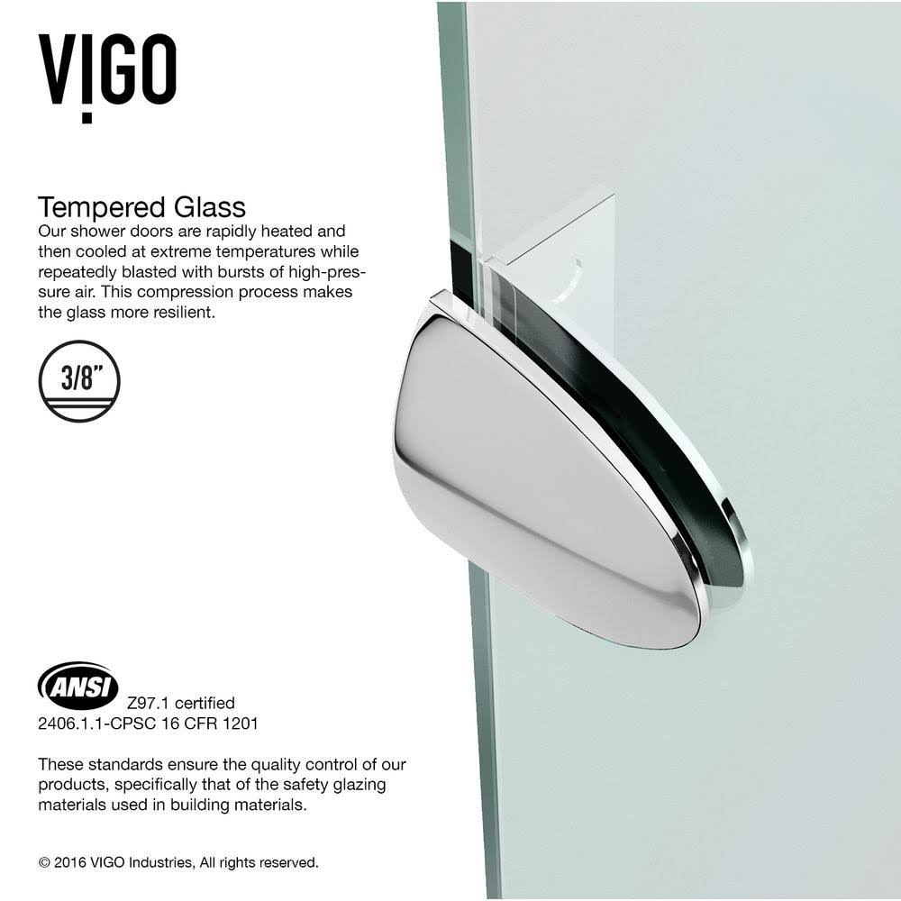 Frameless Neo-Angle Shower Enclosure with Low-Profile Base R795829