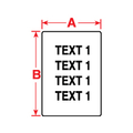 Vinyl Labels for Wire and Cable, 500 Labels D6454