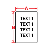 Vinyl Labels for Wire and Cable, 500 Labels D6454