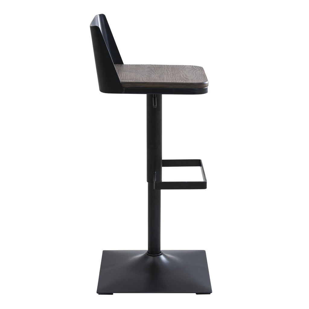 Black Adjustable Barstool M50970