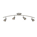 Satin Nickel LED 4 Light Fixed Track Q400