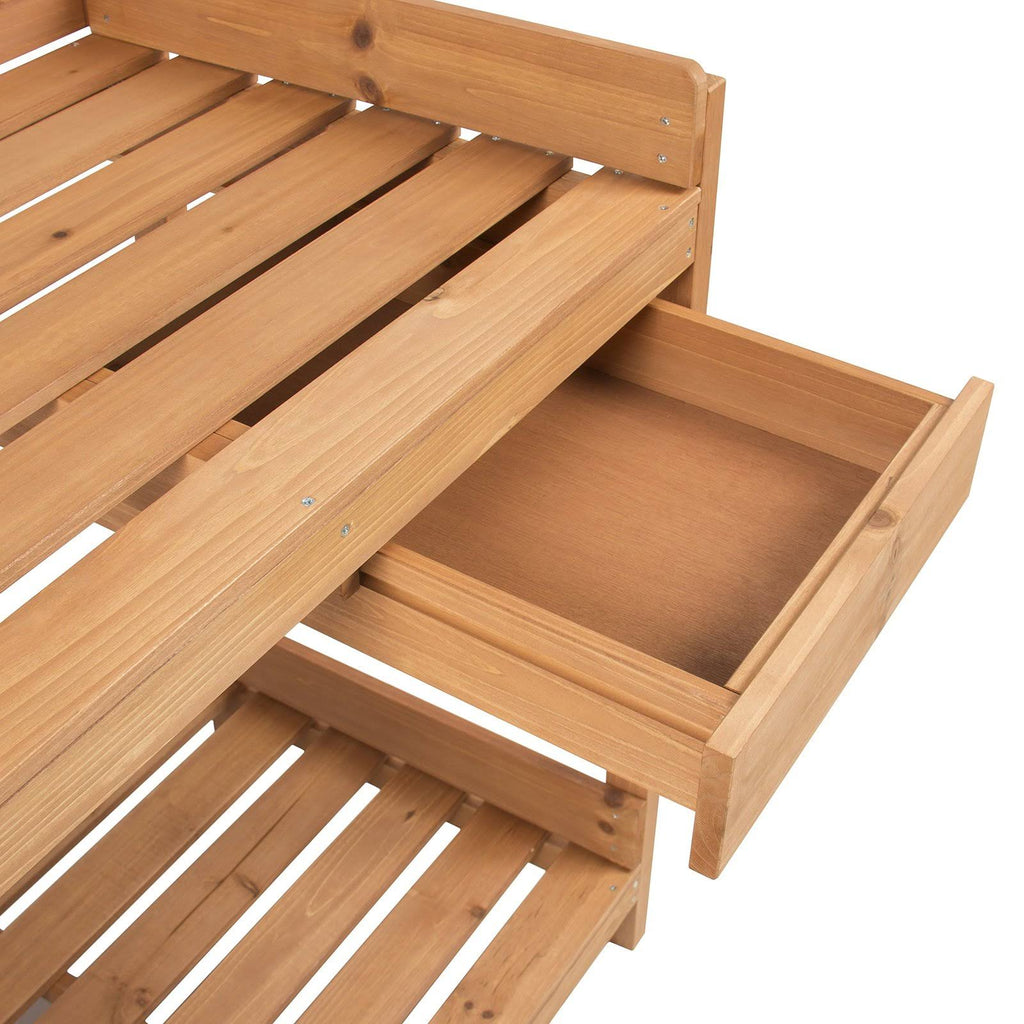 Natural Wood Potting Bench I95603