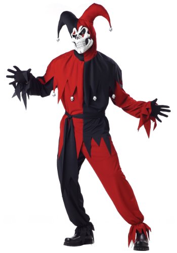 Adult Evil Jester Costume S184034