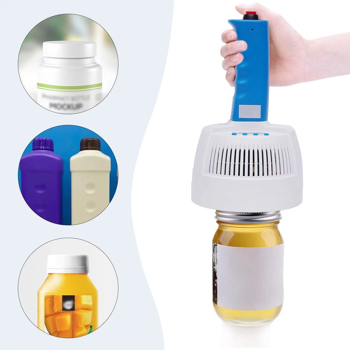 Handheld Induction Cap Sealer for Plastic Glass Bottles D603