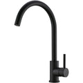 Matte Black Round Single Hole Bar Faucet B89736