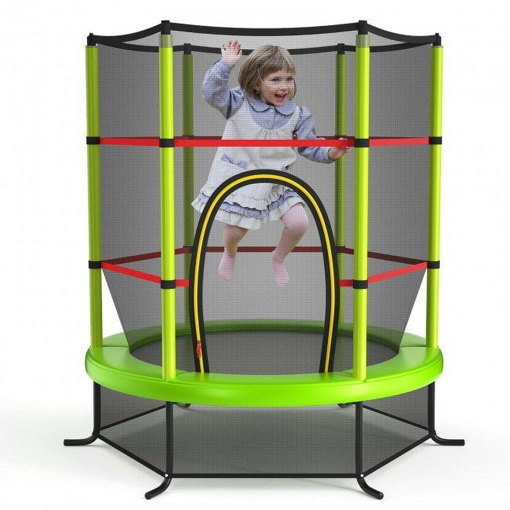 55 inch Kids Trampoline with Enclosure Net O2220