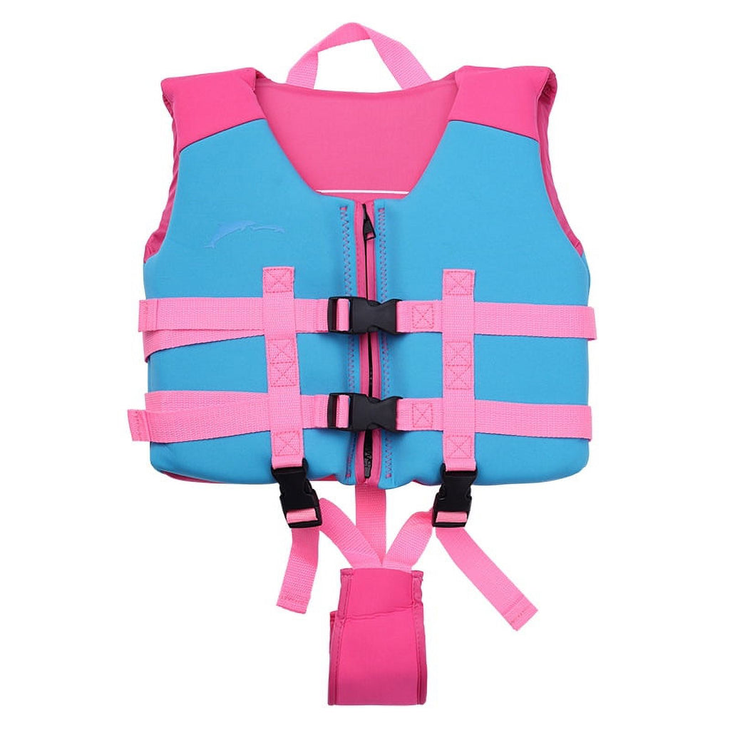 Kids Swim Vest Life Jacket with Dual Adjustable Safety Straps J872320