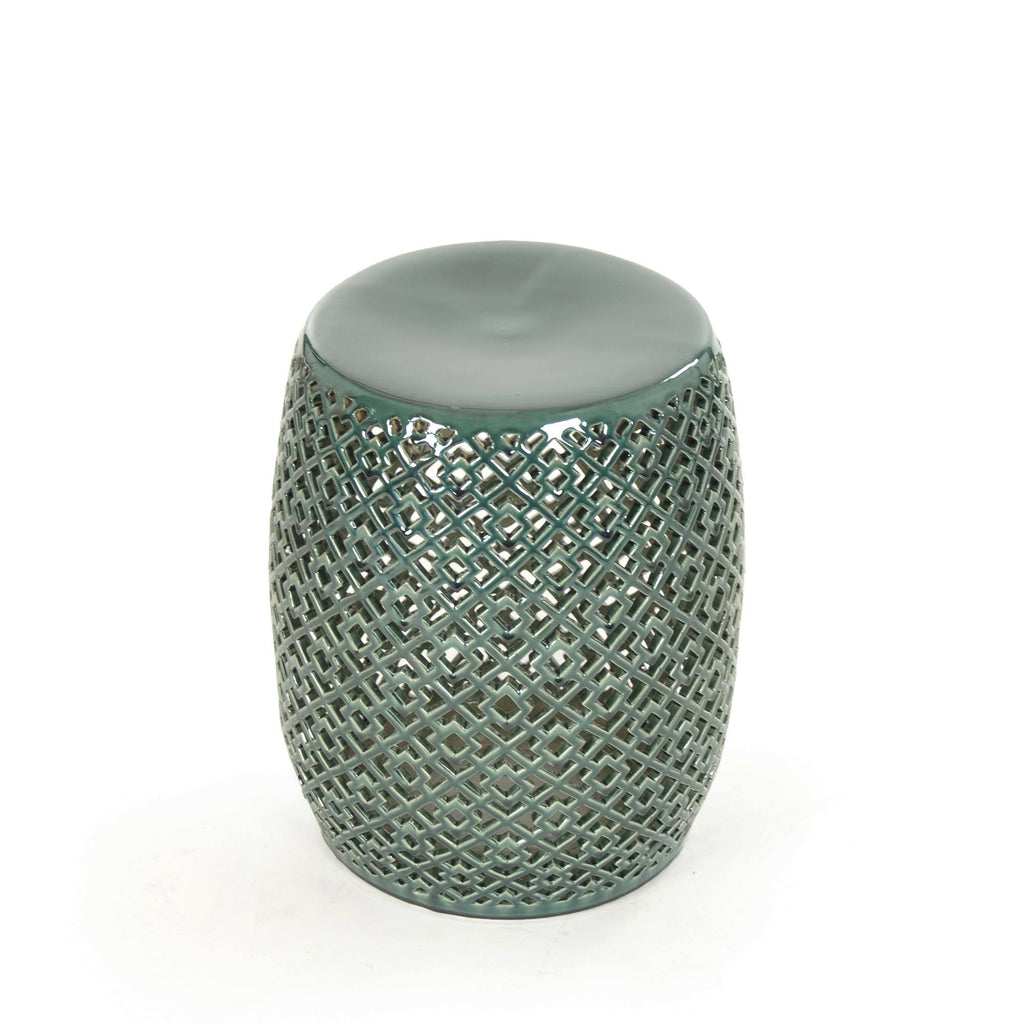 Teal Garden Stool L104