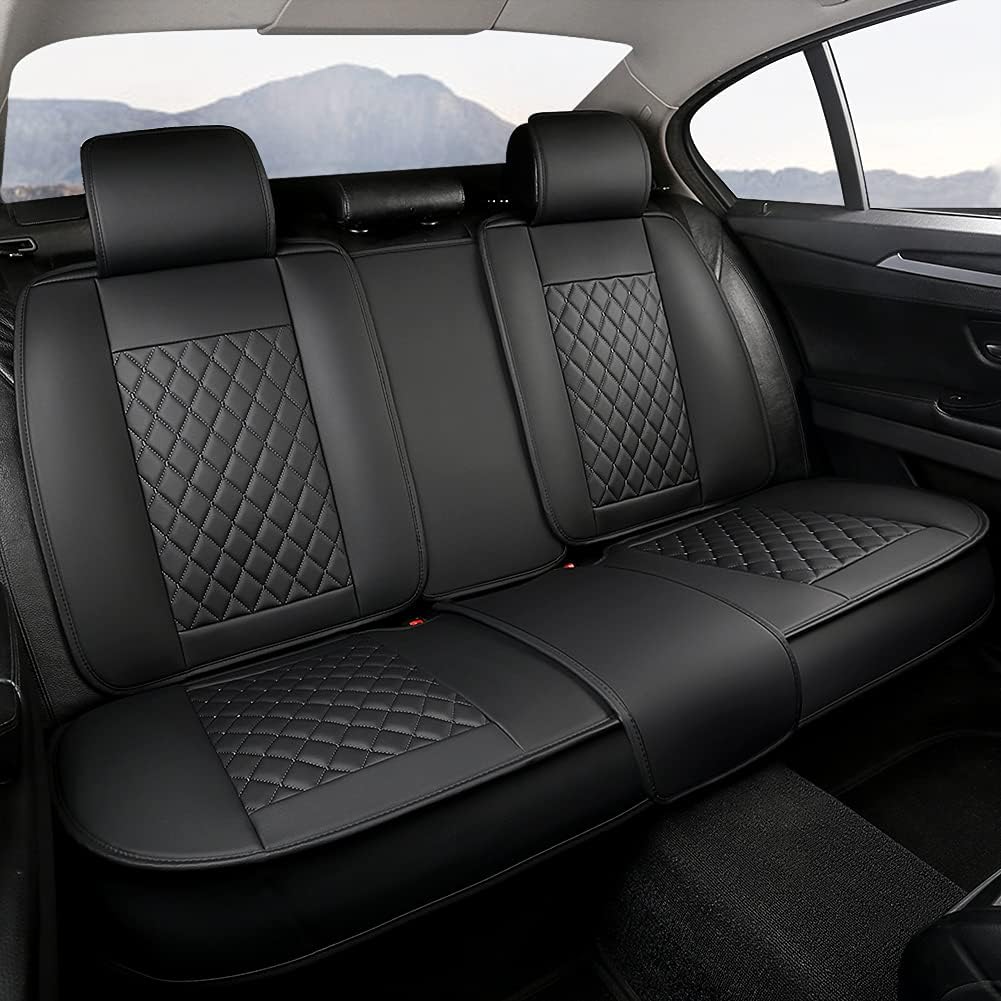 Black Rear Bench Car Seat Cover Z937
