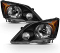Black Housing Clear Lens Headlights Assembly for Honda CR-V C694