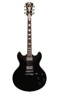 Black Semi-Hollowbody Electric Guitar X544