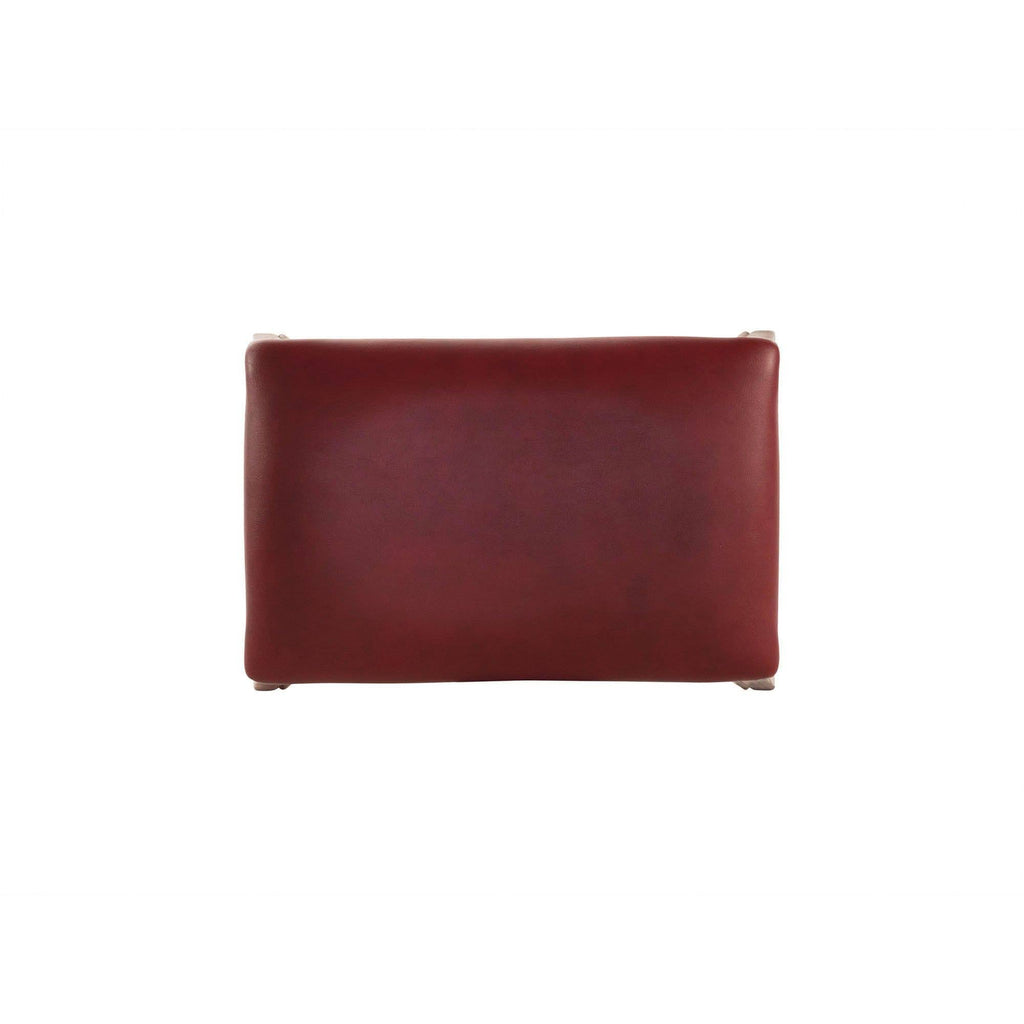 Red Backless Bar Stool Q7457