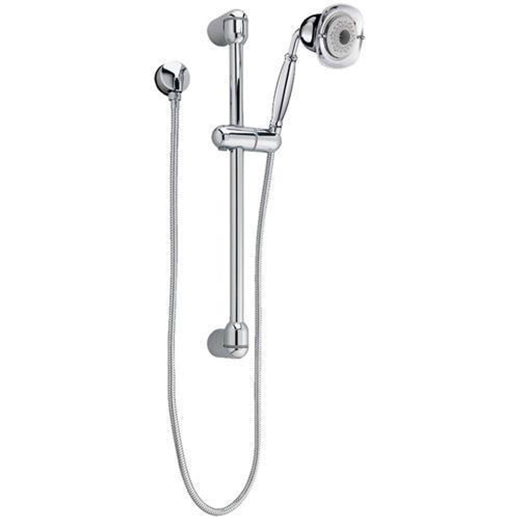Satin Nickel Square Shower System Kit B8655