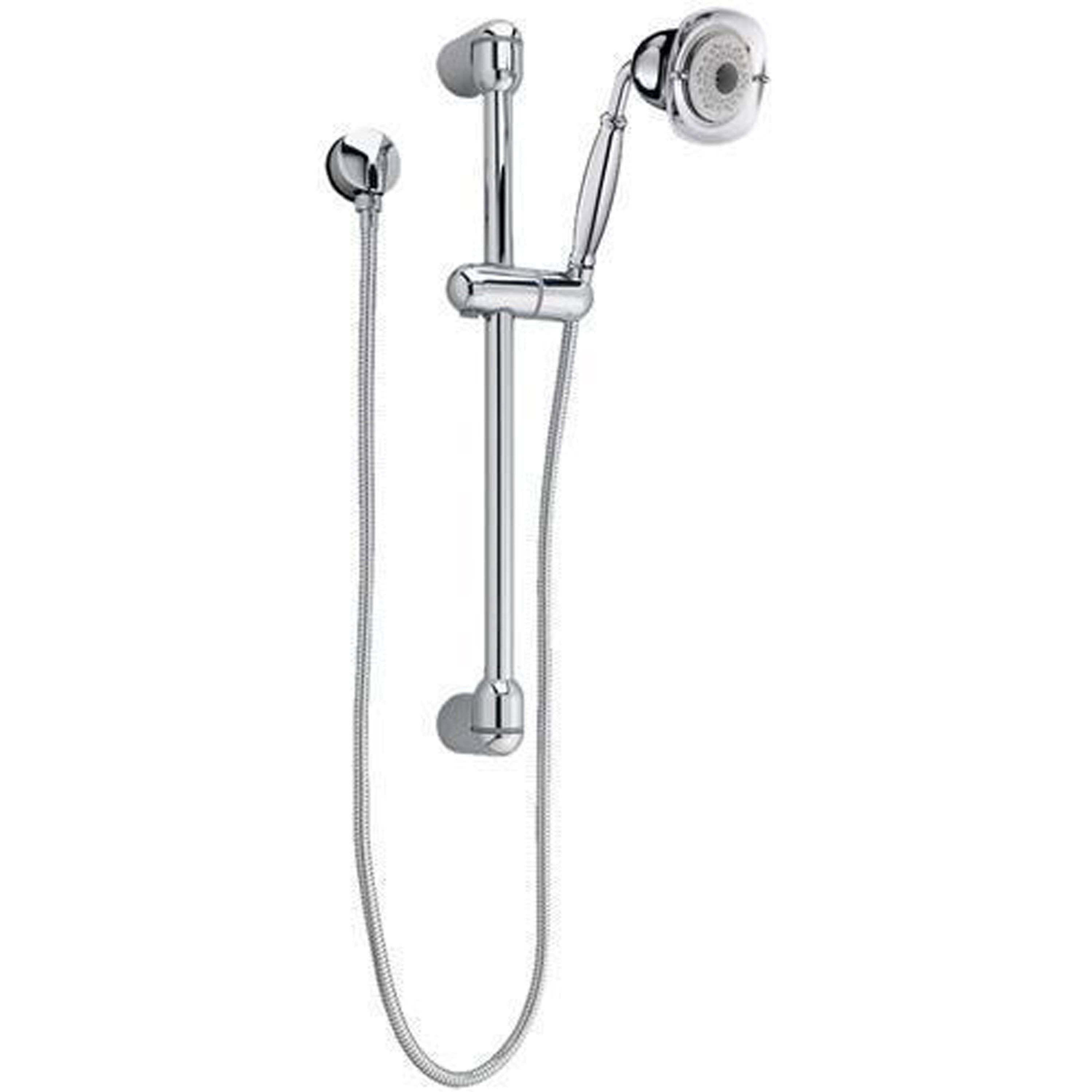 Satin Nickel Square Shower System Kit B8655