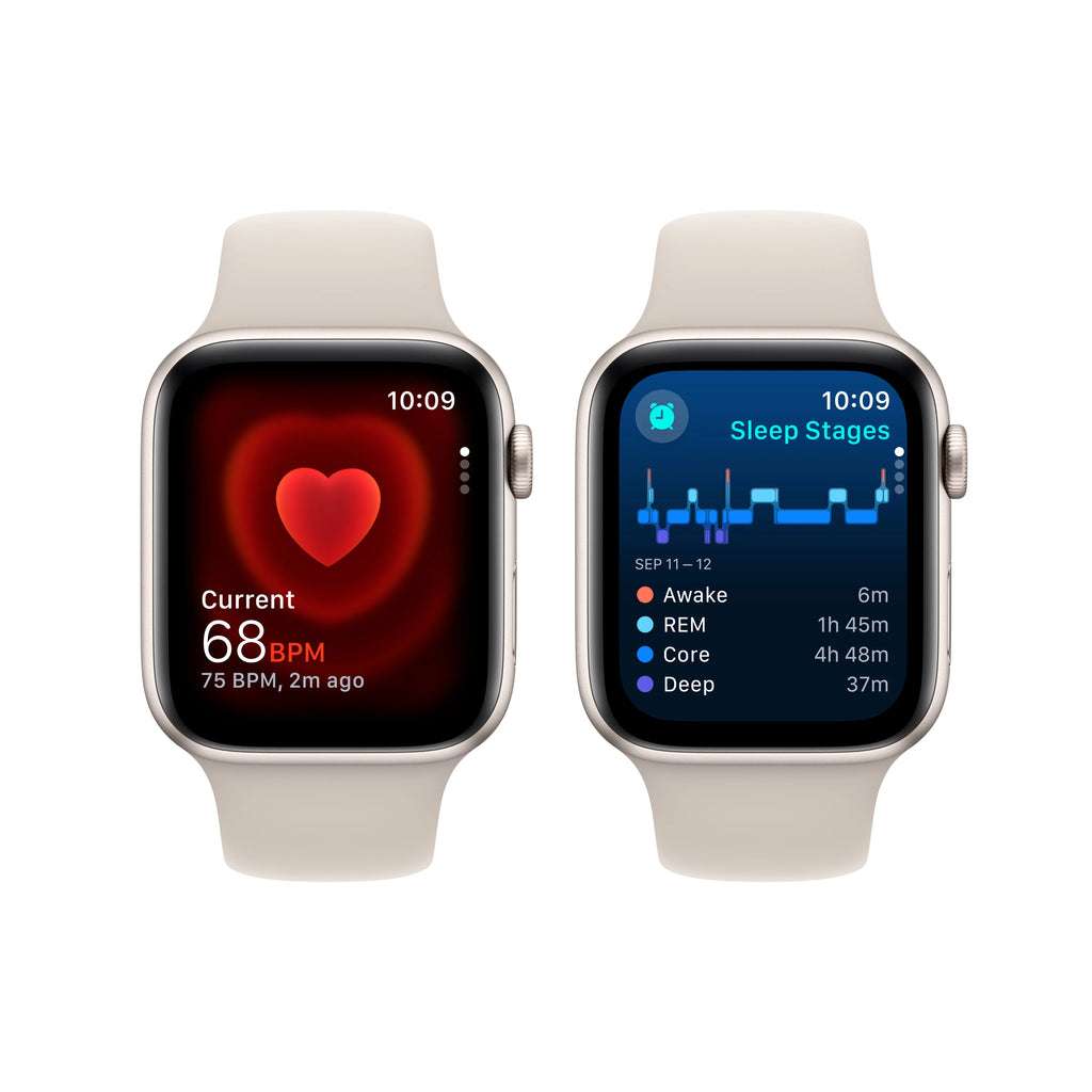 Starlight Aluminum Case Apple Watch SE GPS 44mm with Starlight Sport Band D394390
