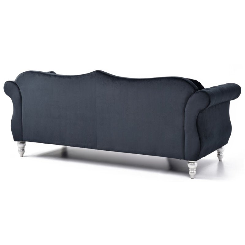 Black Sofa and Loveseat Furniture Set J29909
