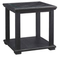 Black Square End Table N9948