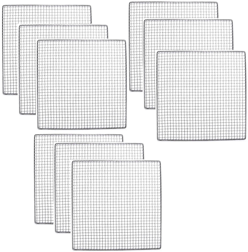 9 Stainless Steel Trays Food Dehydrator Replacement Mesh Screen F7445