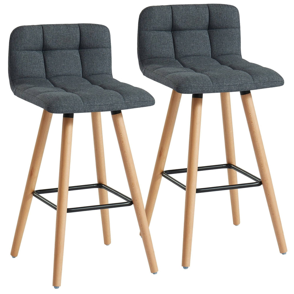 Black Counter Stool Set of 2 H474