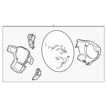 Ford Steering Wheel A74440