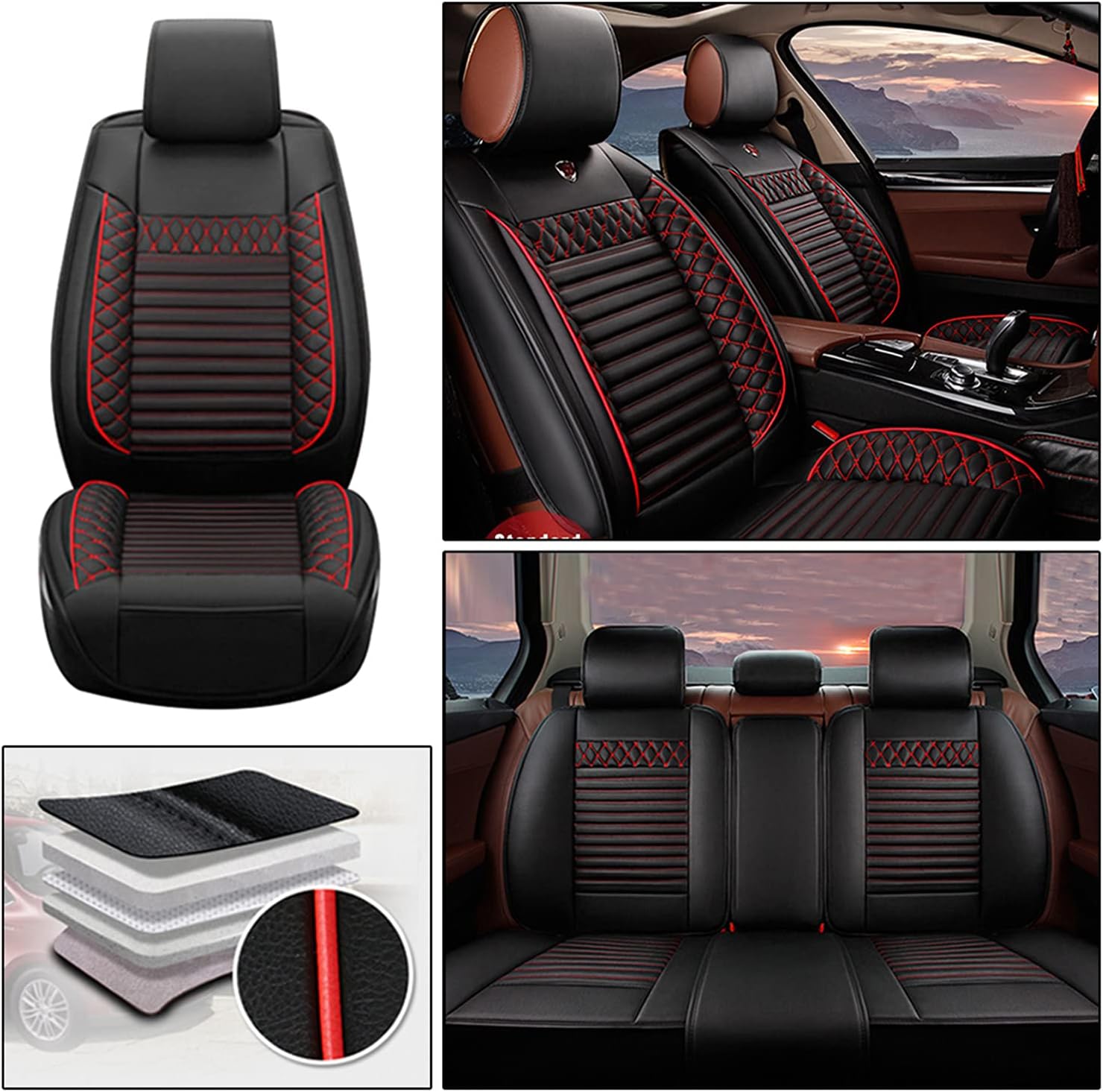 Blackwheel Car Seat Covers U39822