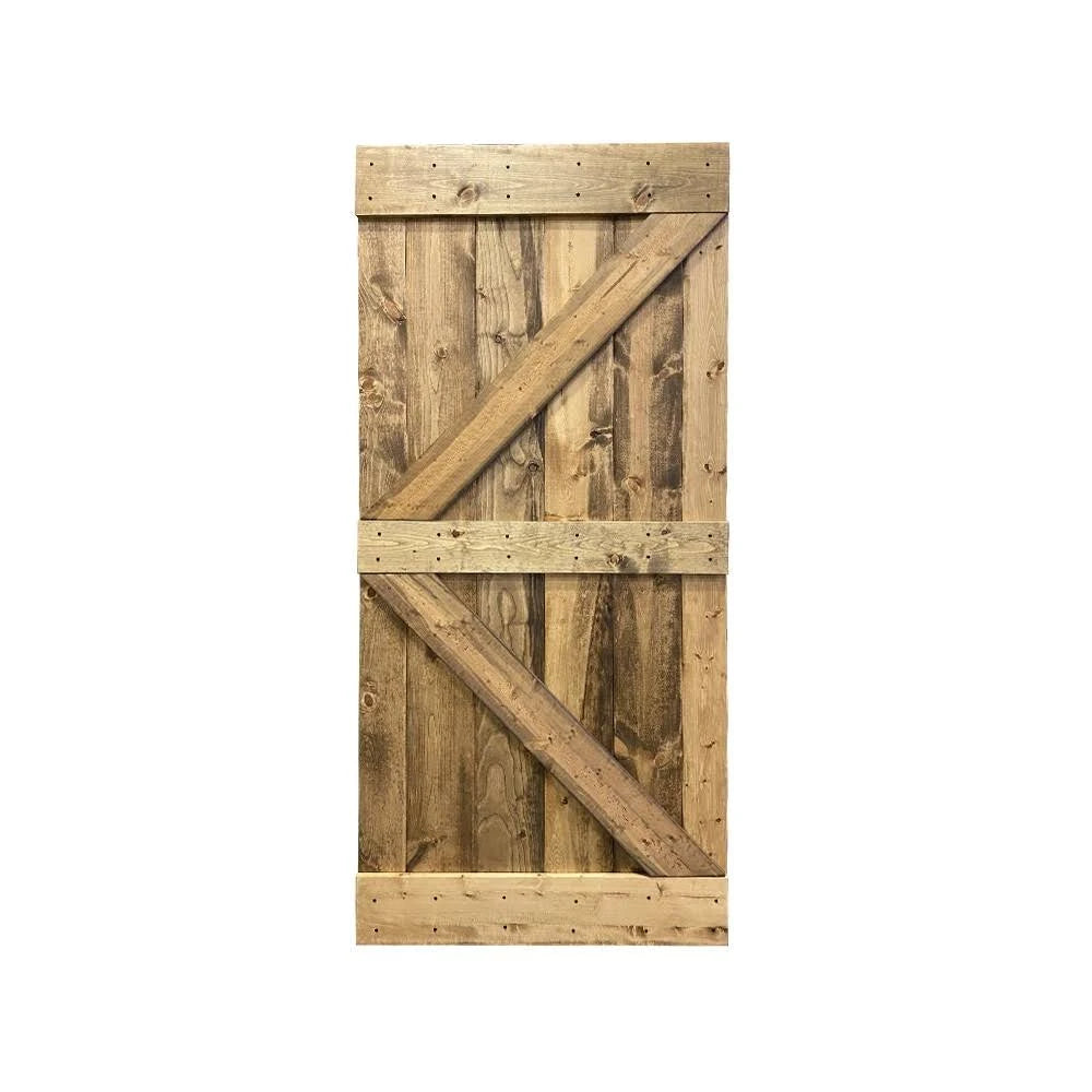 Worn Navy 30 x 84 Solid Pine Wood Interior Sliding Barn Door T8452