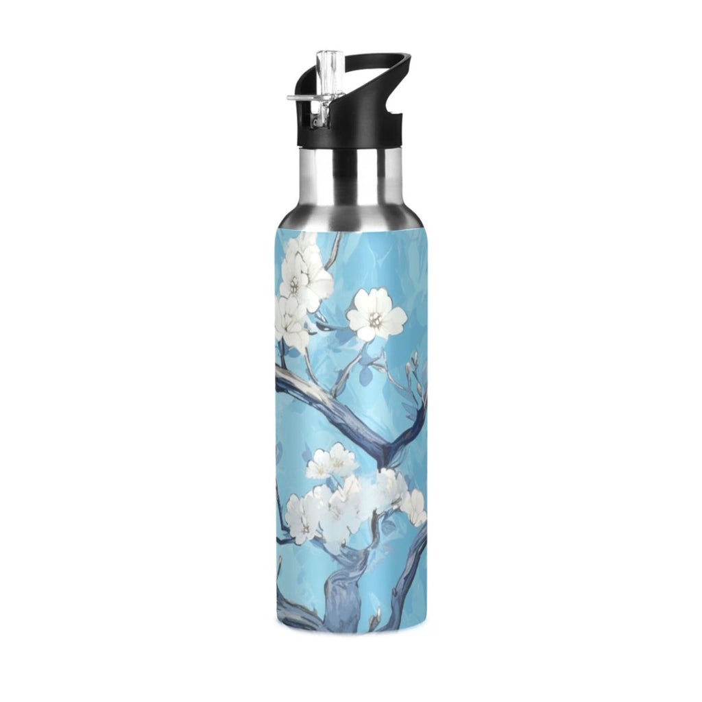 Insulated Stainless Steel Water Bottle with Straw Lid 20 oz U592182