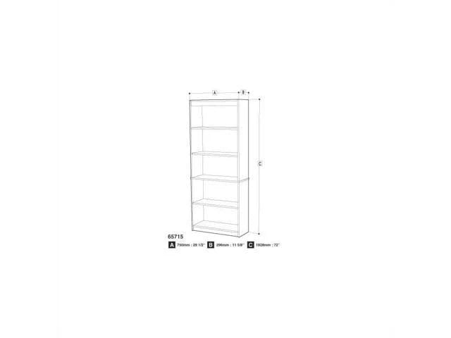 Tuscany Brown Bookcase P212