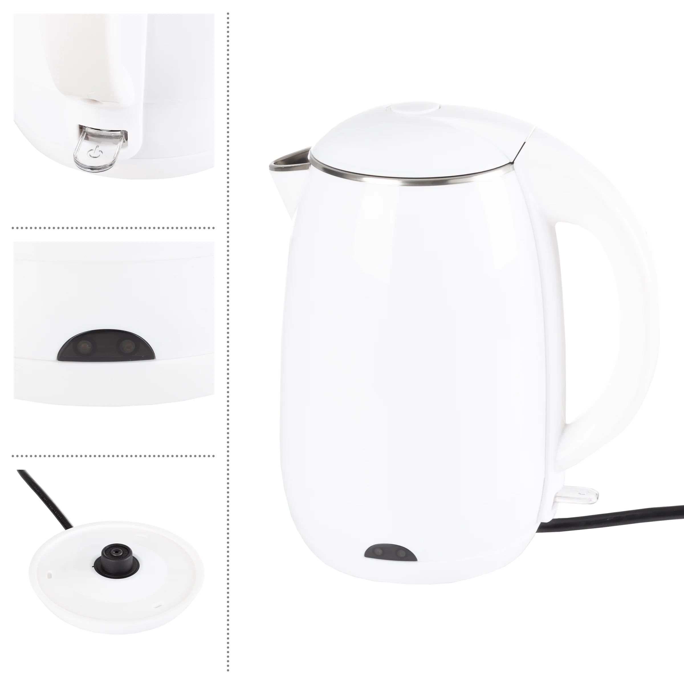 White 1.8L Electric Kettle T790