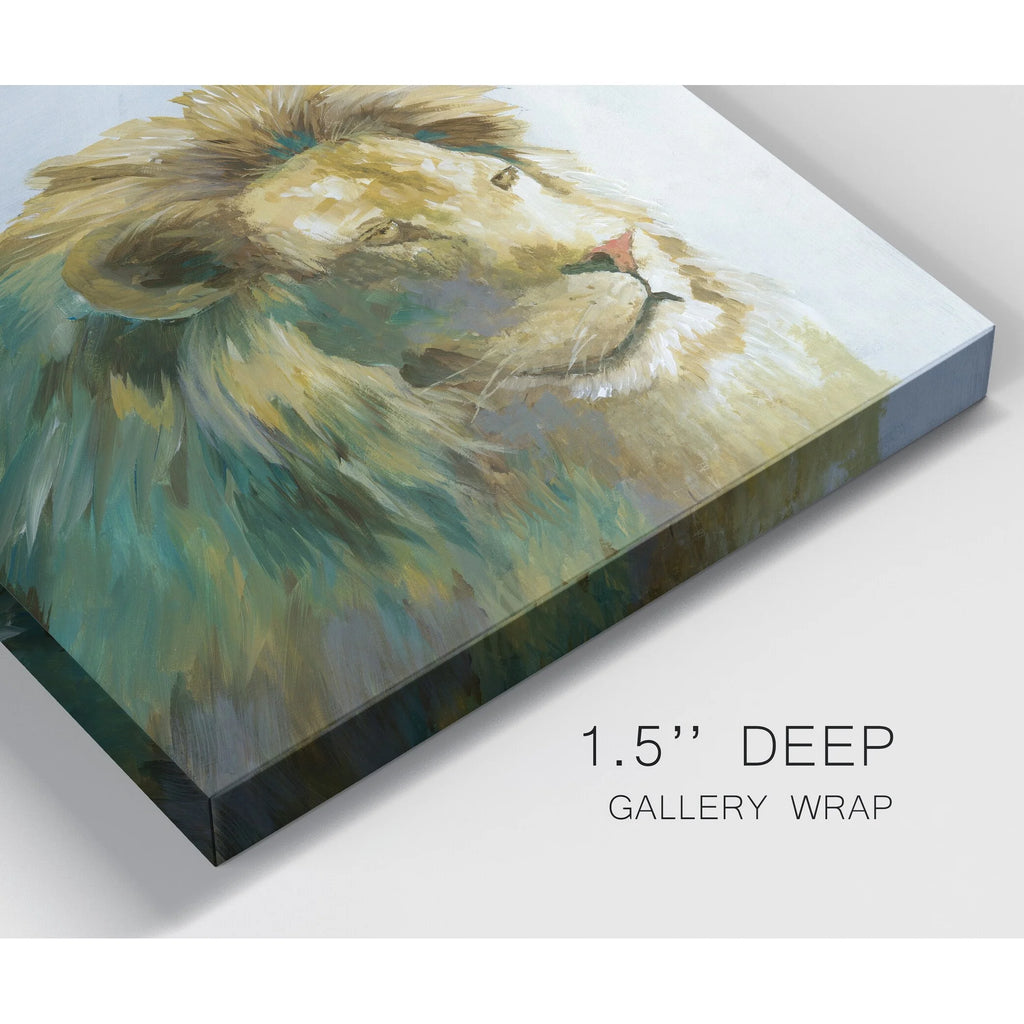 Jade Lion Gallery Wrapped Canvas 10X10 G43607