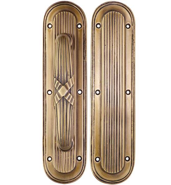 Antique Brass Door Pull and Push Plate P775336