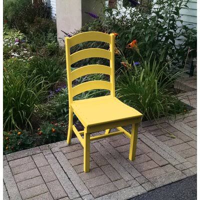 Lemon Yellow Patio Dining Chair X42878