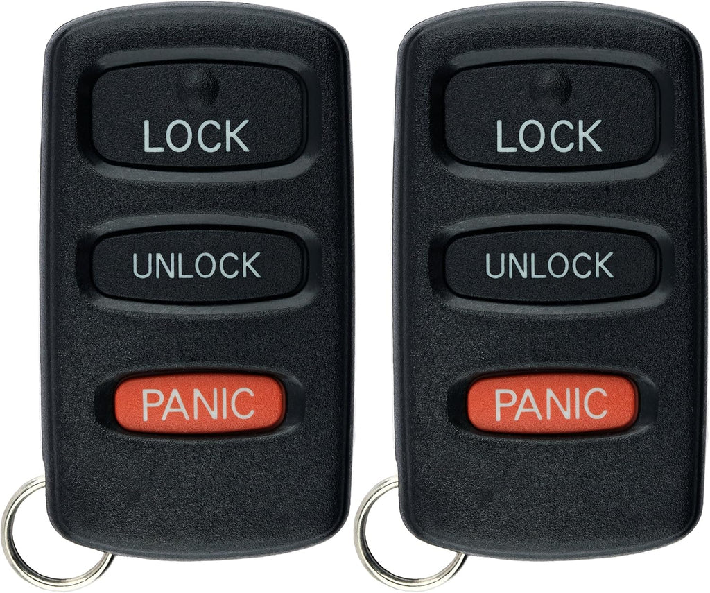 Keyless Entry Remote Car Key Fob for Mitsubishi Montero (Pack of 2) G10771