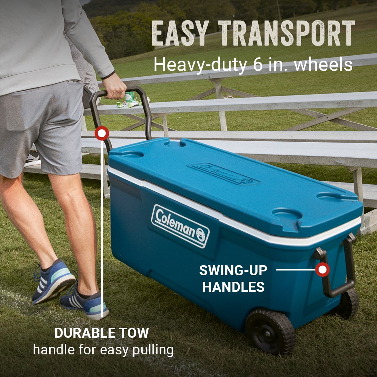 100QT Wheeled Hard Sided Cooler M9819