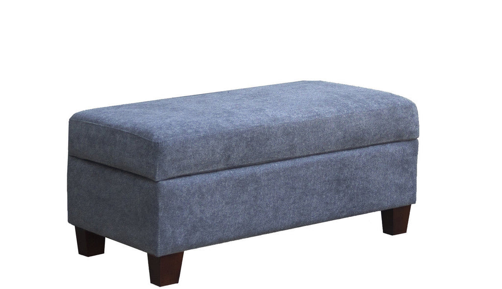 Gray Fabric Sectional Sofa with Ottoman and 2 Pillows E4382