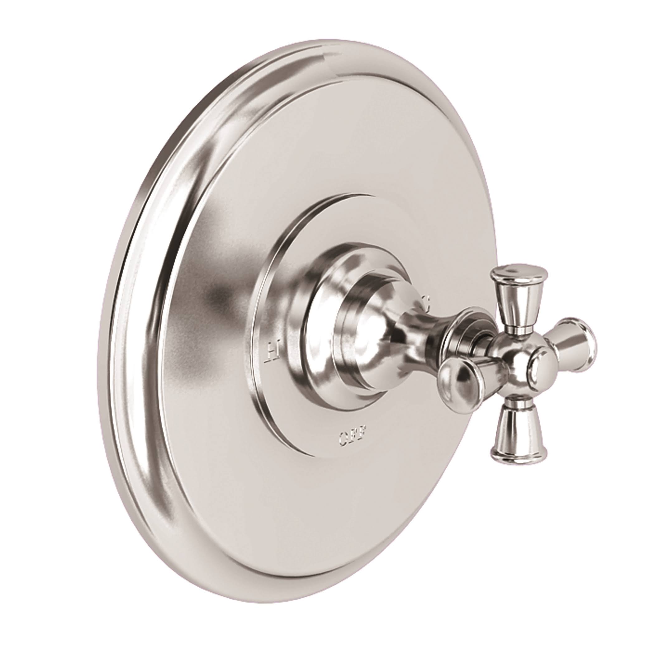 White Pressure Balanced Shower Trim E142